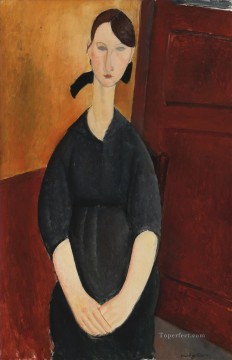 Amedeo Modigliani Painting - young woman 2 Amedeo Modigliani
